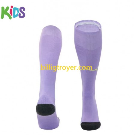 Manchester City Keeper Barn Borte Strømpe Lilla 2023/24